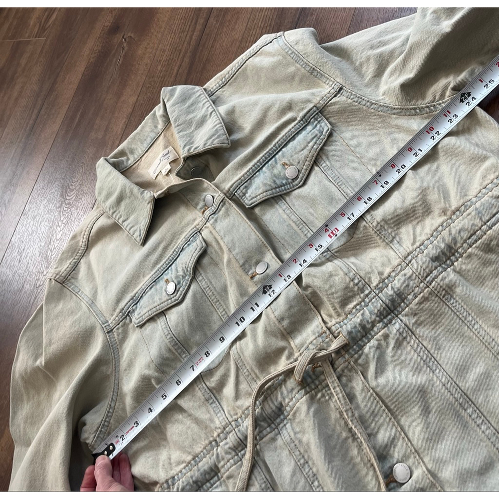 Universal Thread NWT cinched waist denim jacket vintage wash XL - Picture 7 of 11